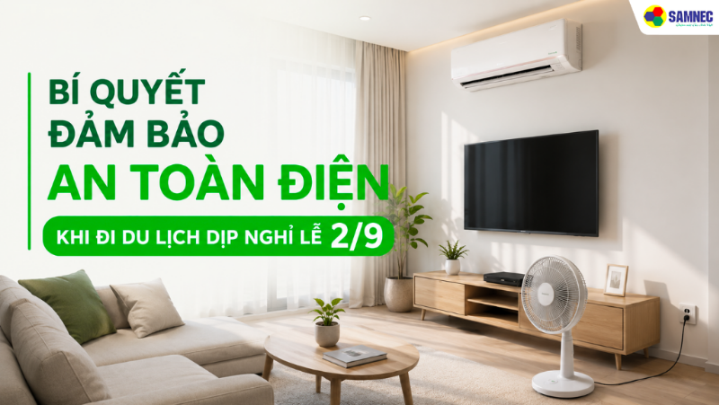Bí quyết đảm bảo an toàn điện khi đi du lịch dịp nghỉ lễ 2/9