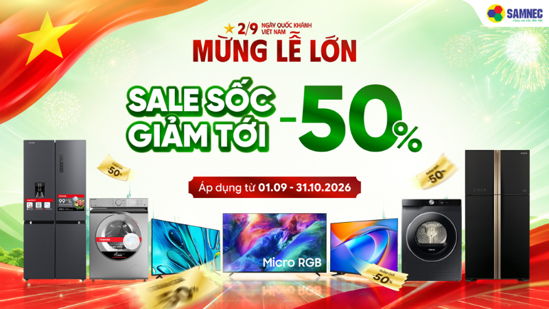 Mừng Lễ Lớn - Sale Sốc đến 50%