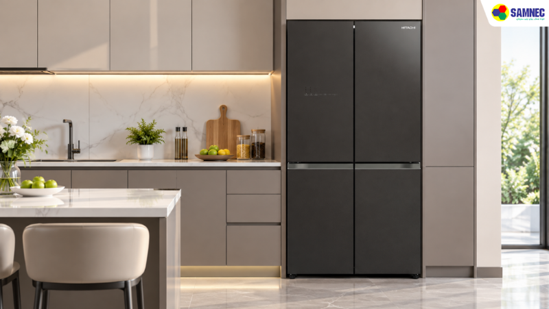 Đánh giá Tủ lạnh Hitachi Inverter 569 lít R-WB640VGV0 GMG