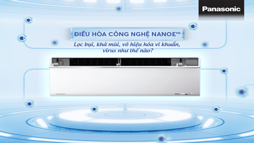 Công nghệ Nanoe™X - Khí sạch, sống chất