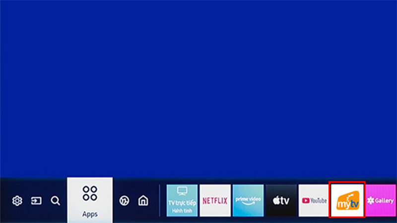 Cách nhận khuyến mãi ứng dụng MyTV trên tivi Samsung