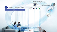 Công nghệ lọc Nanoe-G trên điều hòa Panasonic