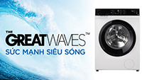 Công nghệ GREATWAVES trên máy giặt lồng ngang Toshiba
