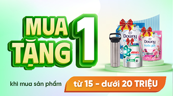 Mua 1 tặng 1 từ 15 - dưới 20 triệu