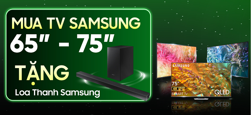 Mua tivi samsung nhận quà sang