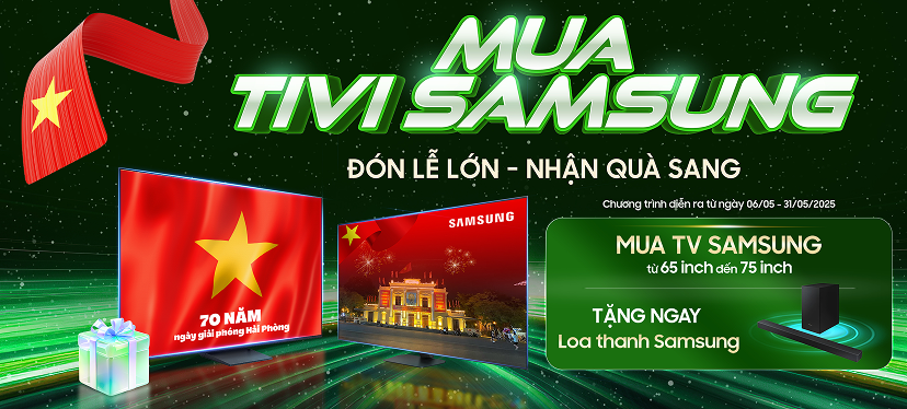 Mua tivi samsung nhận quà sang